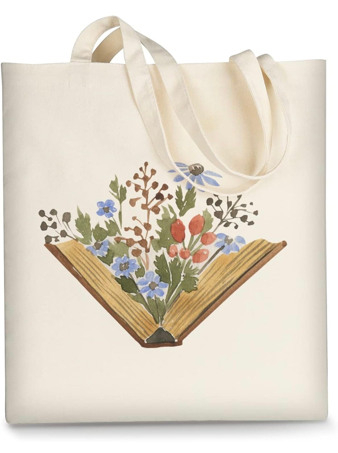 Floral Book Tote